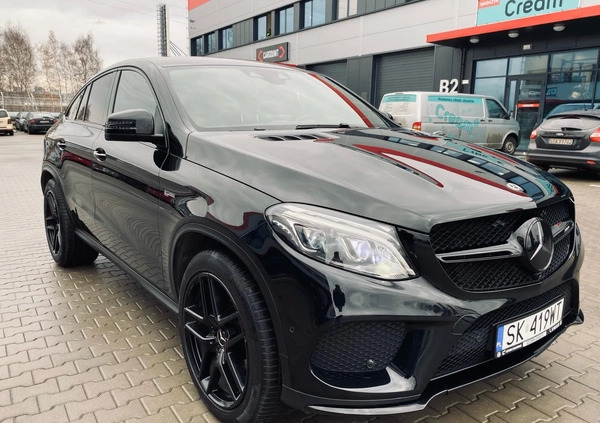 Mercedes-Benz GLE cena 186311 przebieg: 99000, rok produkcji 2017 z Trzebinia małe 529